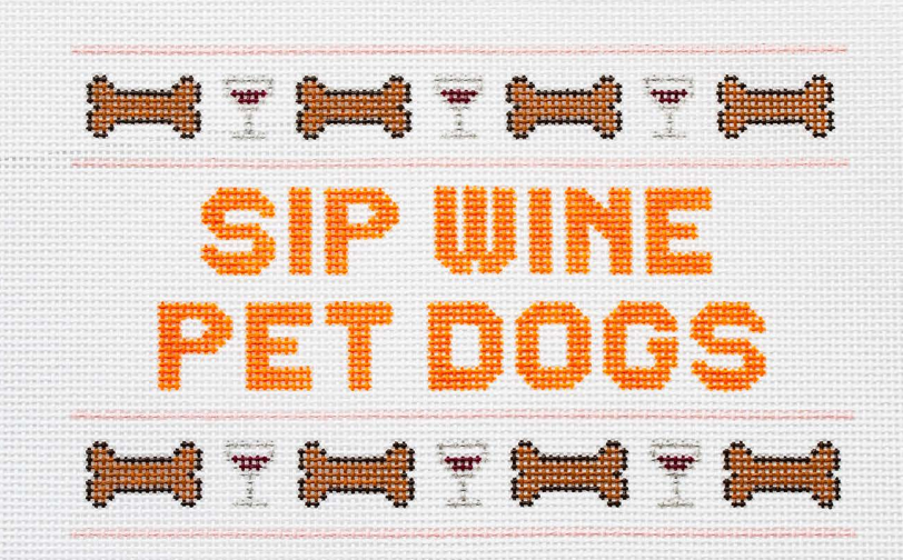 The City Stitcher LP-07 Sip Wine Pet Dogs Acrylic Purse Insert