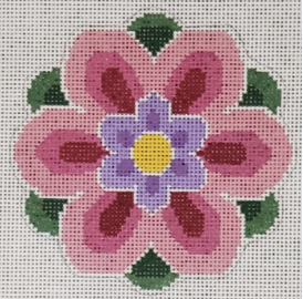 Laura Love LL-IN-3B  Geometric Flower Pink