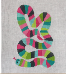 Stitching with Stacey Colorful Snake – Stitch by Stitch
