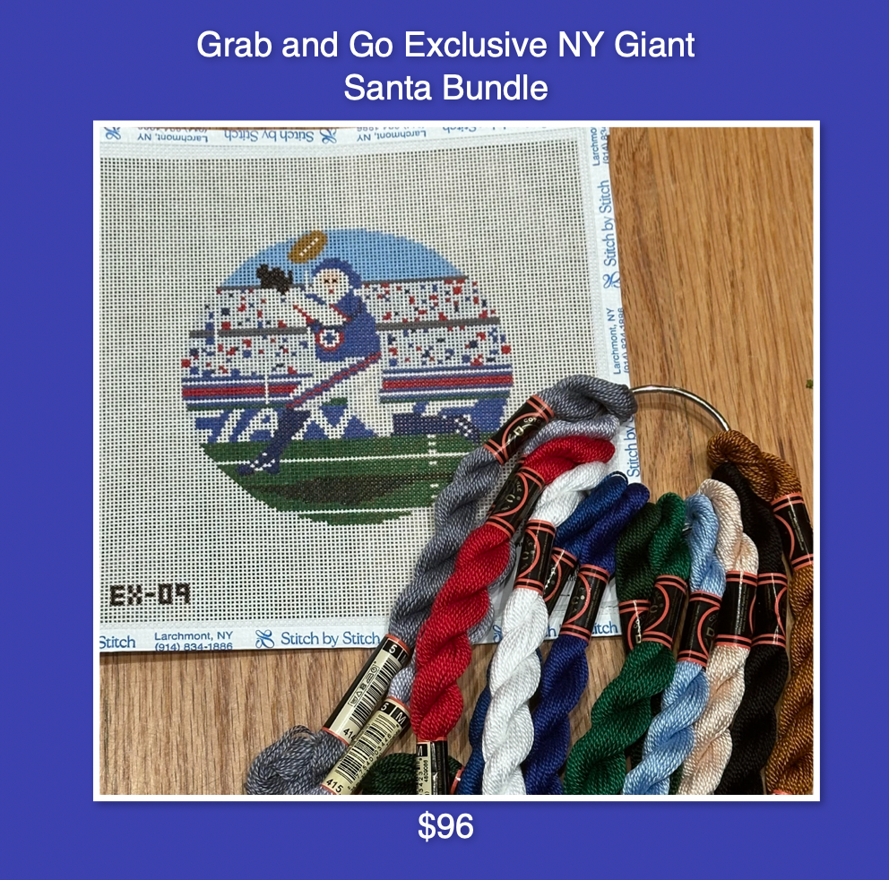 Grab and Go Exclusive Ann Kay NY Giants Santa Bundle