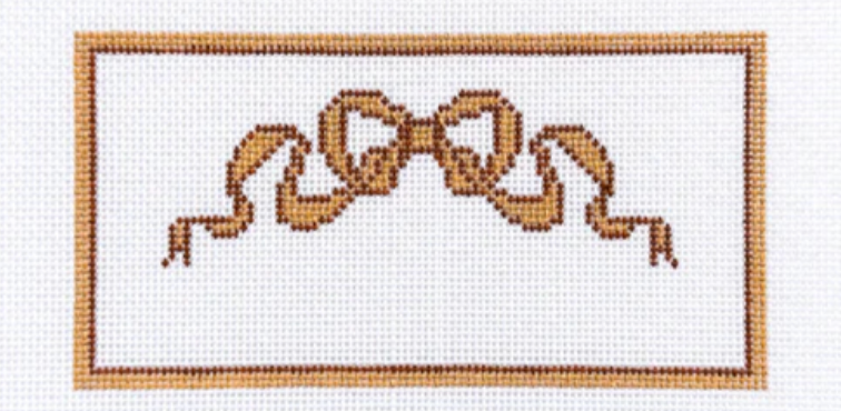 Penny Linn RIBBON BOW FANCY CLUTCH INSERT - Brown Bow