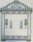Gingham Stitchery KDS-13 Perpetual Calendar Blue Green