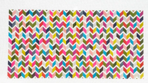 Jeni Sandberg Chevron Pillow/Tote Canvas (Stripe not included...needs to be stitched in)