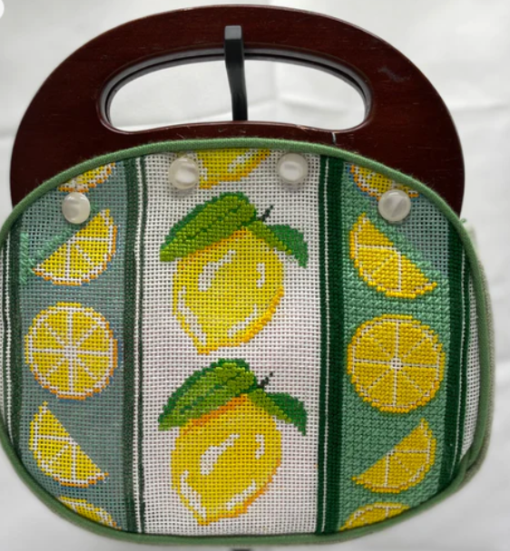 Ann Kaye Lemon Bermuda Bag