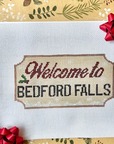 Evergreen Needlepoint WC-13 Welcome to Bedford Falls