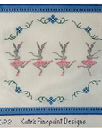 Chris Lewis KC-P2 Kate's Finepoint Designs Dancing Bunnies