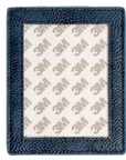 Atlantic Blue Leather Polaroid Magnet - navy