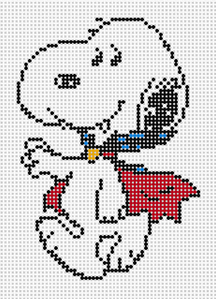 Officially Needlepoint PEANUTS Halloween - Snoopy in Vampire Costume C ...