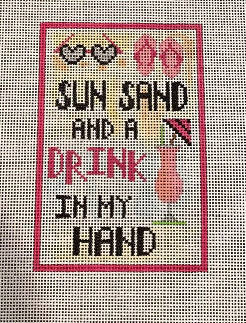 Sew Much Fun! Sun, Sand and Drink in My Hand with Stitch Guide