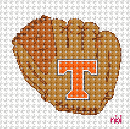 Needlepoint by Laura Tennessee Baseball Glove