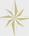 Officially Needlepoint KI80 - Northern Star Tree Topper (or wreath)
