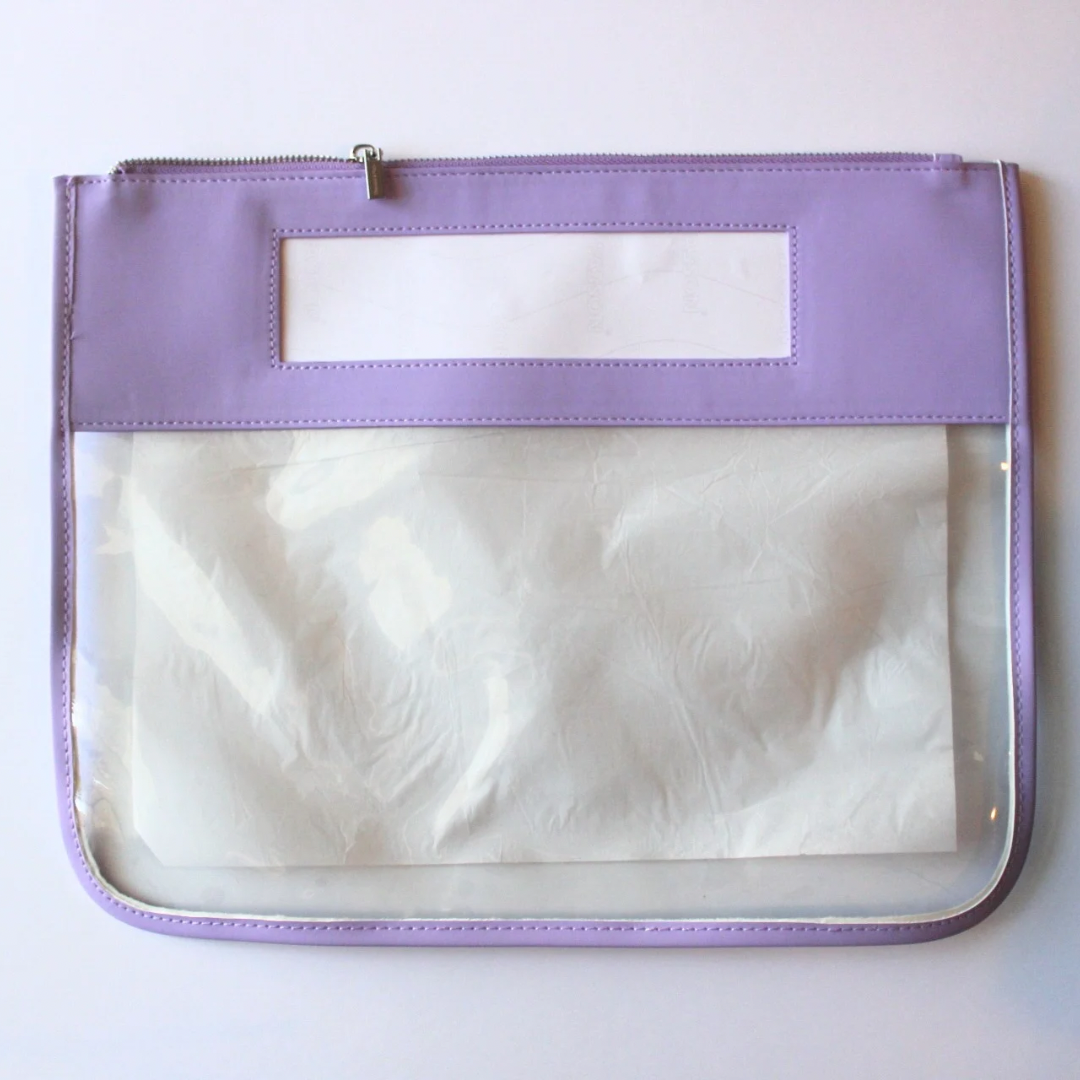 Threaded and Tipsy Purple Project Bag