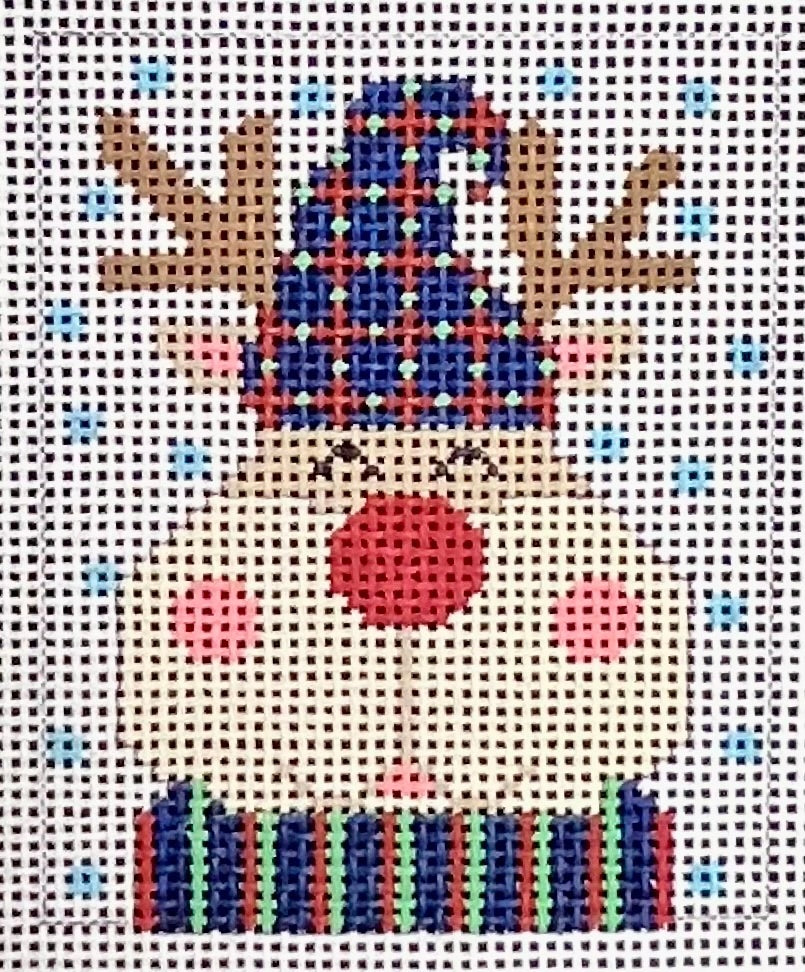 Danji Designs CH-1249 Reindeer Ornament with Blue hat