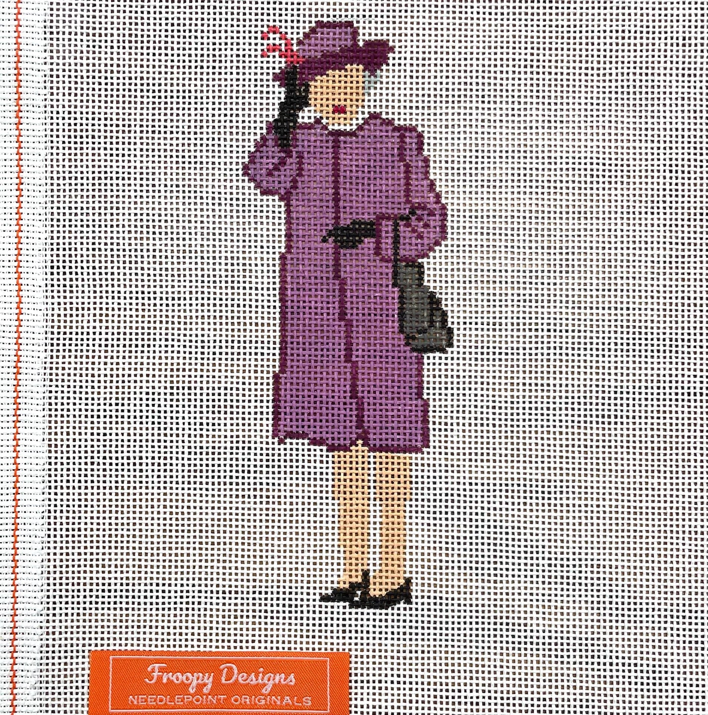 The Collection Froopy Designs FD9 HM Elizabeth Waves in Plum