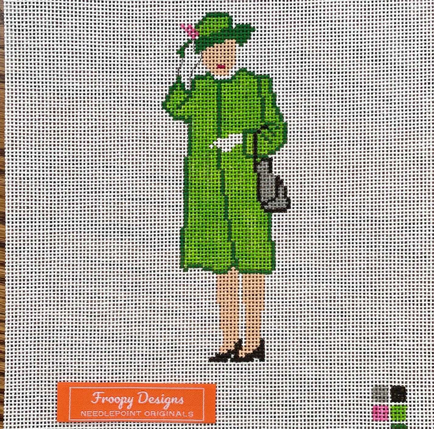 The Collection Froopy Designs FD13 HM Elizabeth Waves in Green