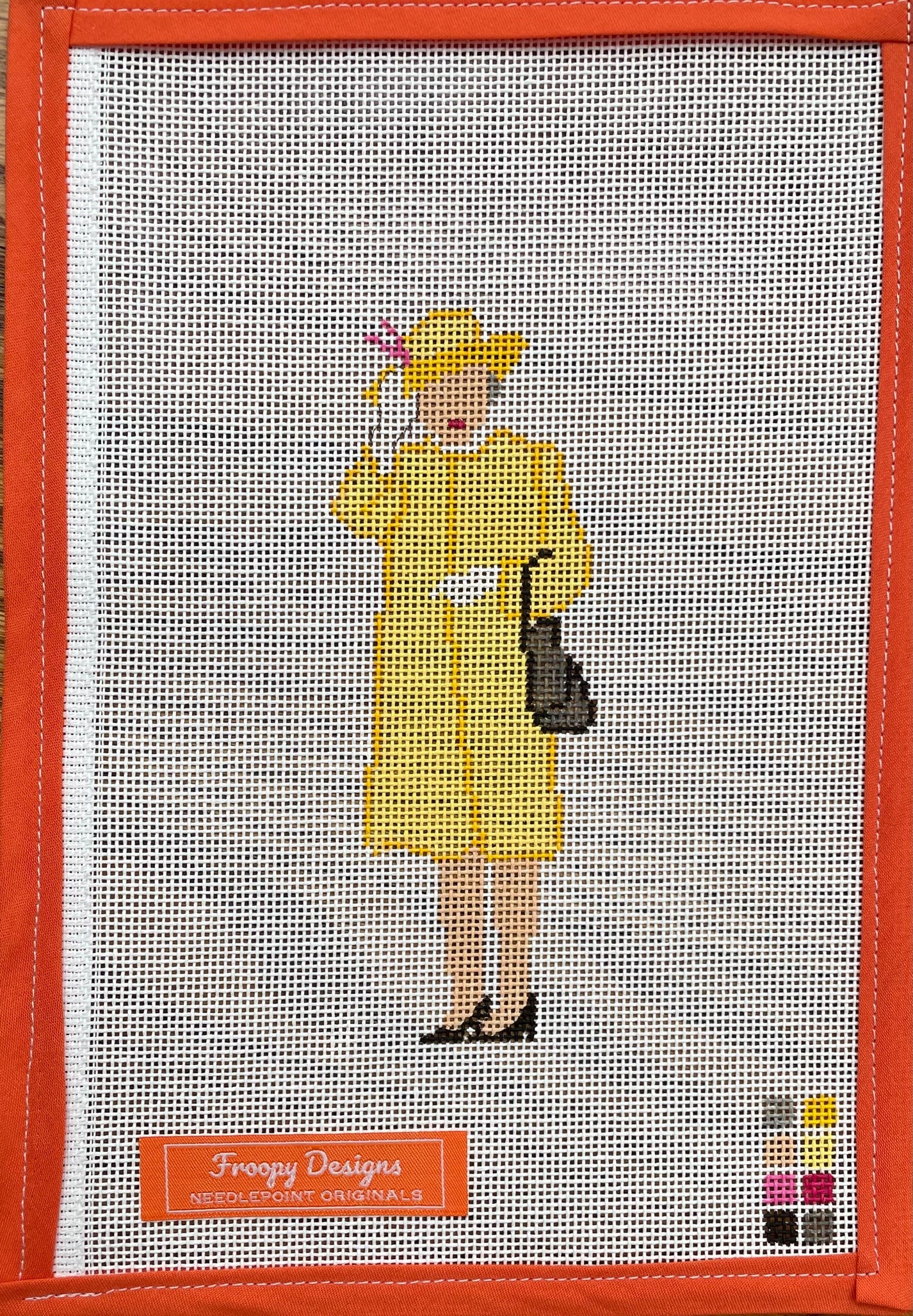 The Collection Froopy Designs FD10 HM Elizabeth Waves in Yellow