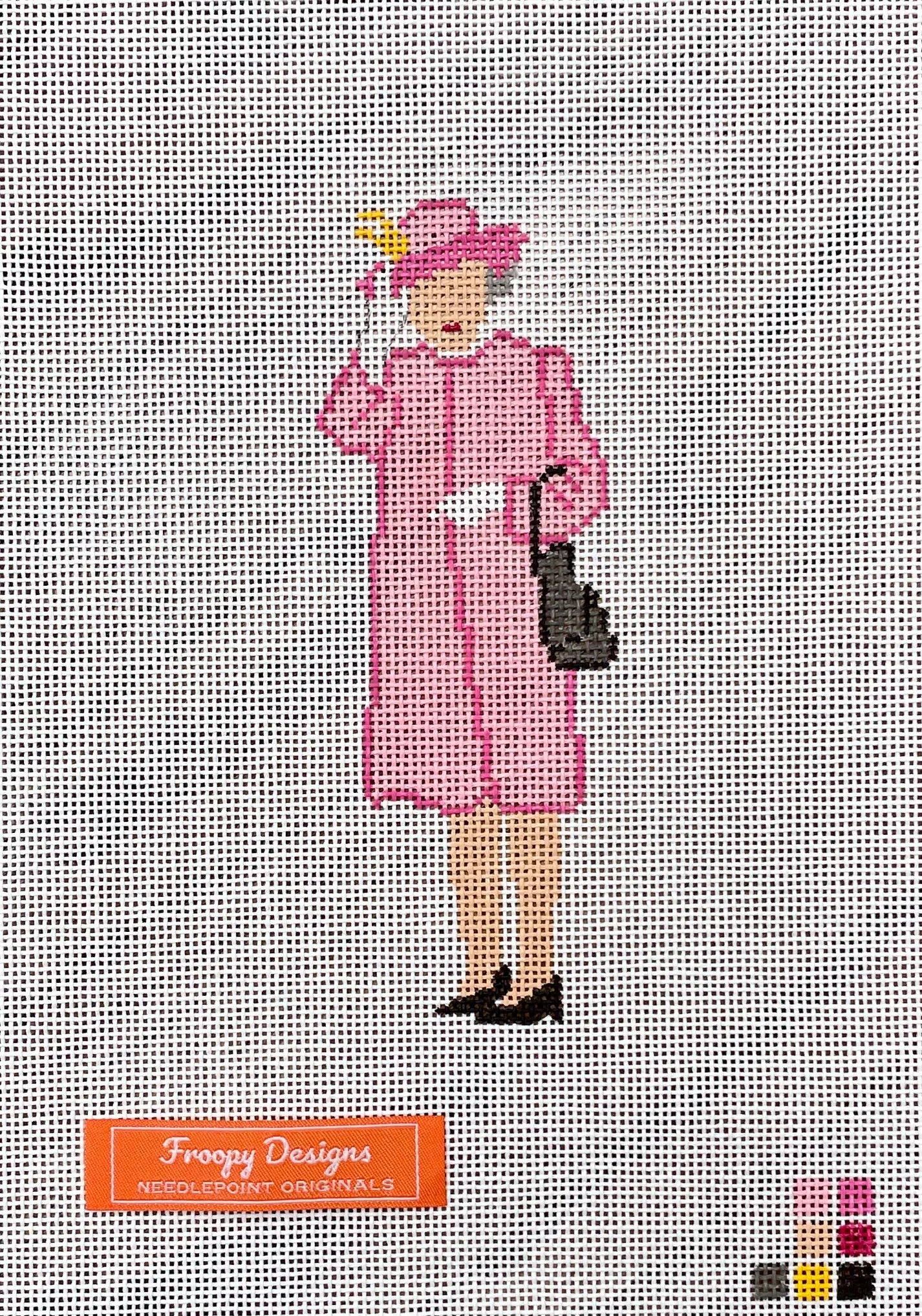 The Collection Froopy Designs FD12 HM Elizabeth Waves in Pink