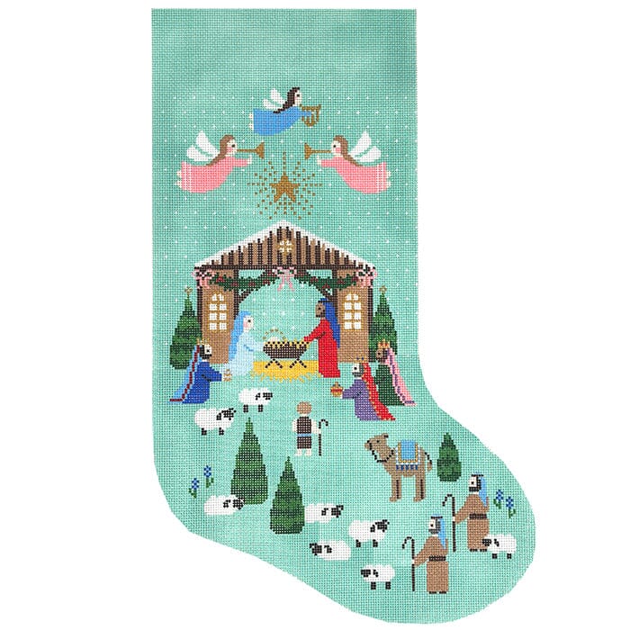 LePoint Studio Nativity Stocking