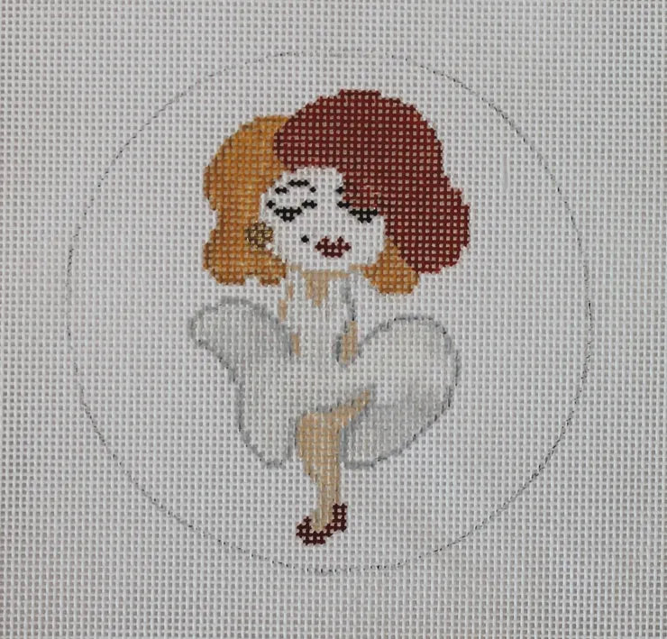 Sew Much Fun Lady with Dress and Stitch Guide