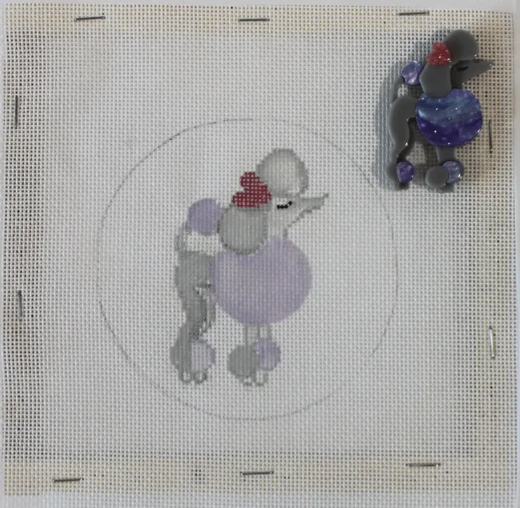 Sew Much Fun Poodle Canvas and Stitch Guide