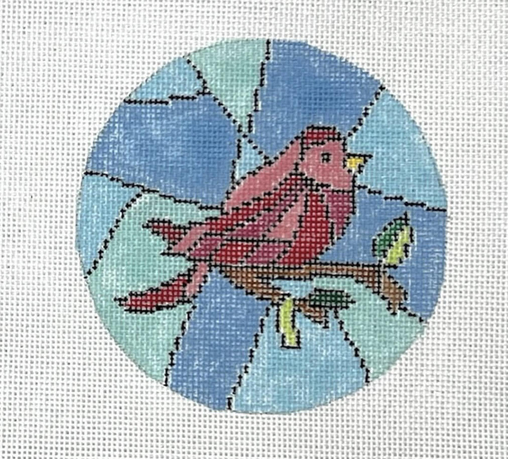 Jessica Tongel Stained Glass Cardinal