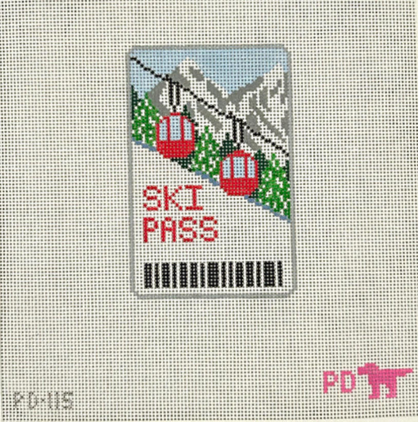Poppy&#39;s Designs PD-115 Ski Pass