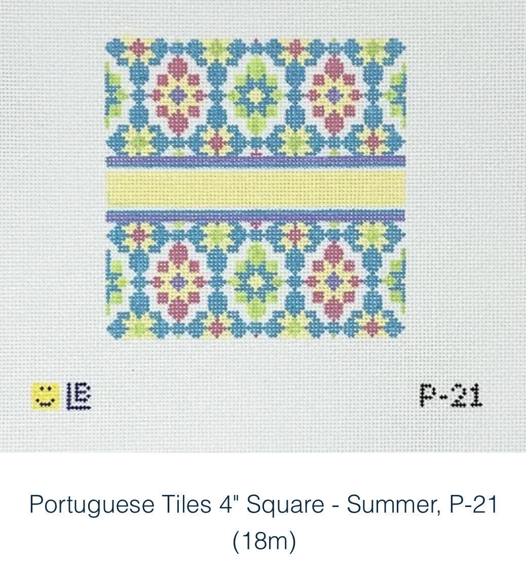 Lauren Bloch P-21 Summer 4&quot; Portuguese Tile