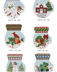 Melissa Shirley 2336B Candy Cane Mitten