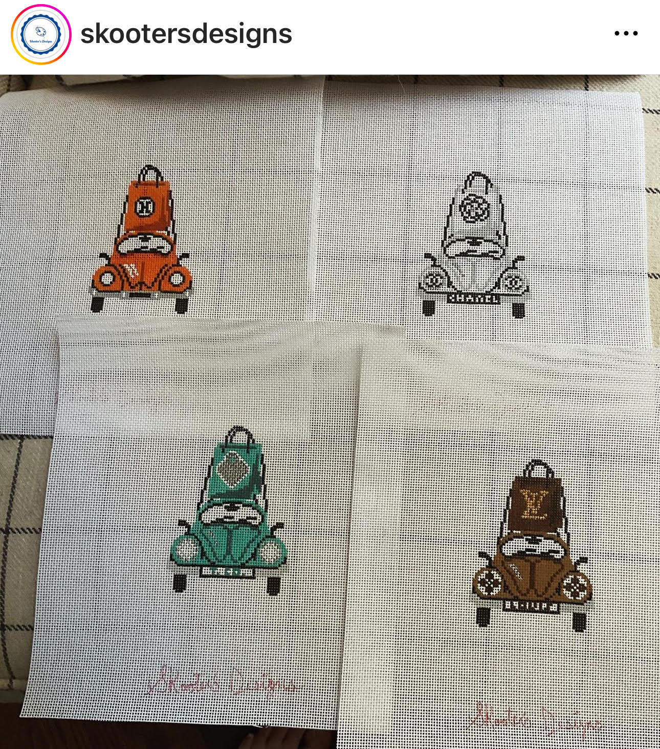 Skooter's Designs Tiffany on Roof Stitch by Stitch