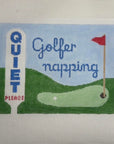 Rachel Donley Golfer Napping