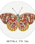 Melissa Shirley MLT746A Brown/Pink Butterfly Ornament