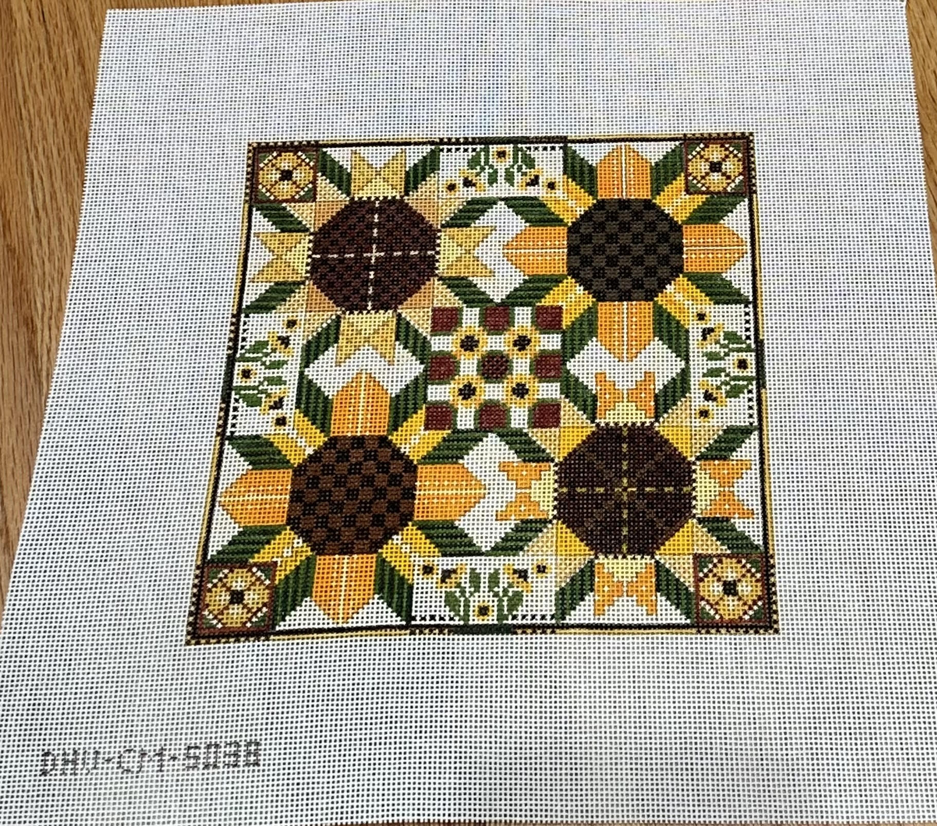Dream House Ventures DHV-CM5038 Sunflowers on 18 mesh – Stitch by