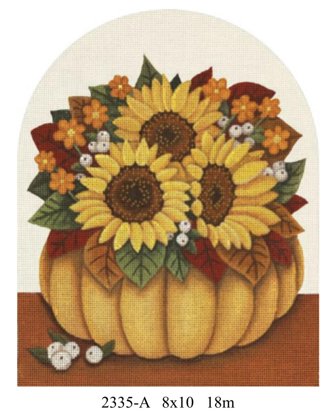 Melissa Shirley  2335A Yellow Pumpkin Bouquet
