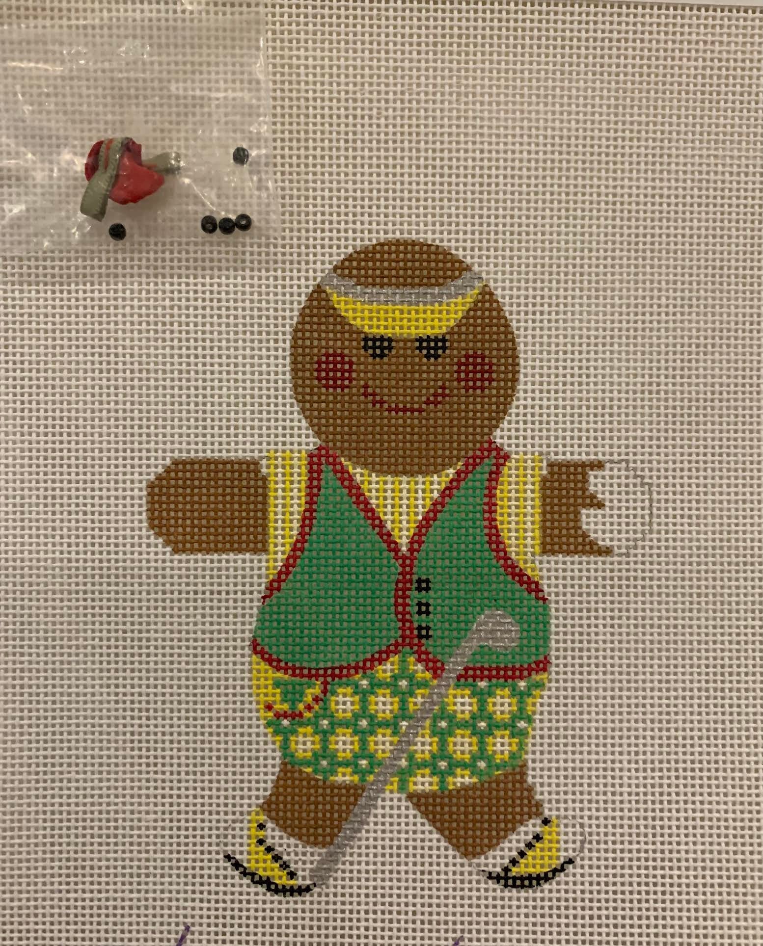 Whimsy and Grace Golfer Gingerbread Lady