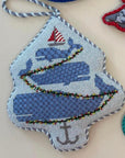 Poppy's Needlepoint Whale Tree
