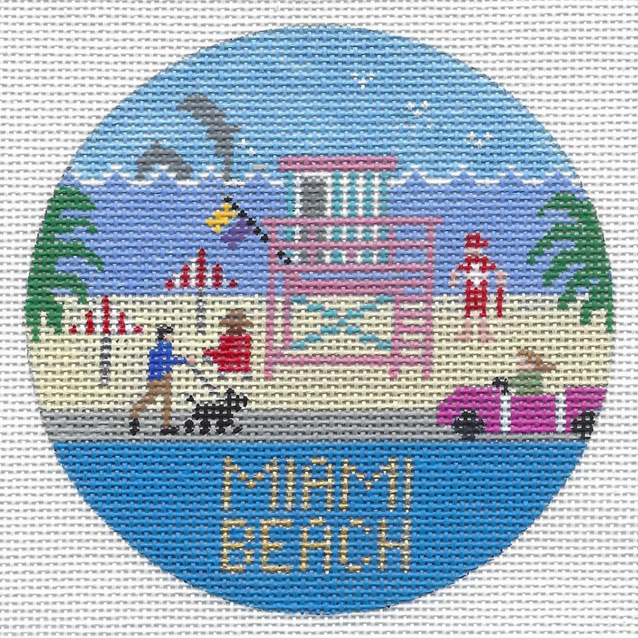Doolittle Miami Beach Round Stitch by Stitch