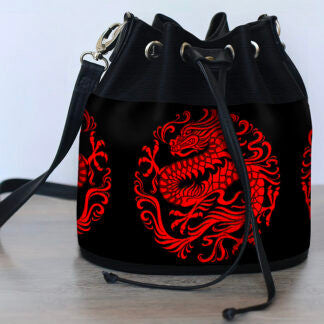 Bucket Bag - Chinese Dragons