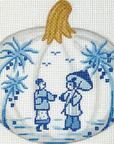 Kate Dickerson OM-341 Mini Chinoiserie Pumpkin