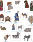Rebecca Wood Nativity Advent Calendar - Compete Set