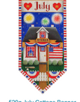 Rebecca Wood 529G July Cottage Banner