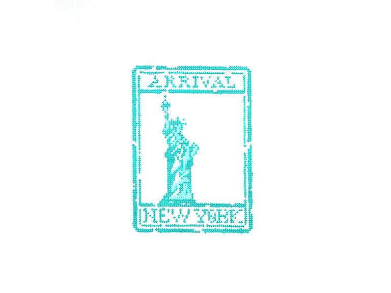 Audrey Wu Passport Stamp - New York City
