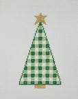 Silver Stitch Green Gingham Tree