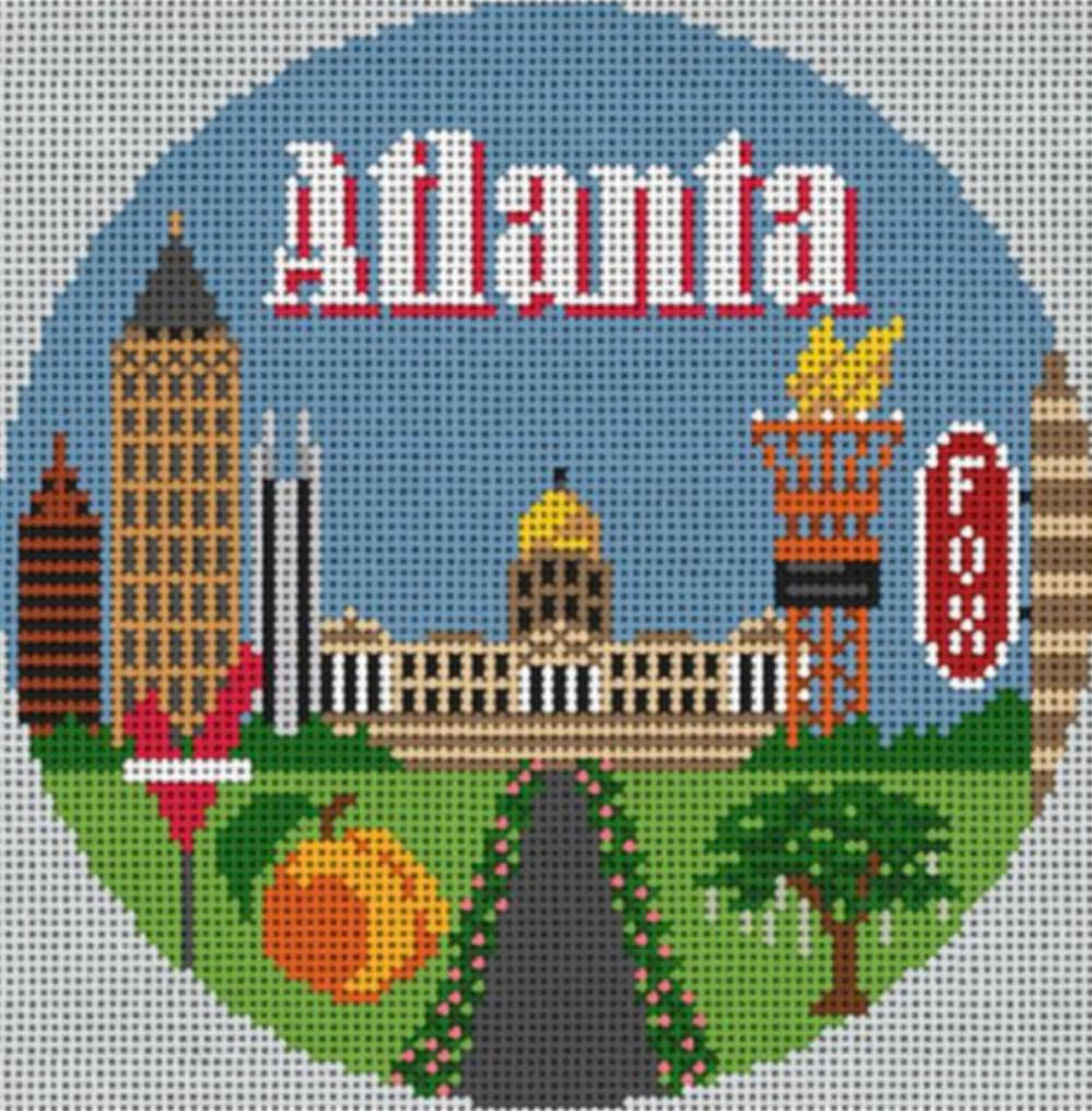 Needlepaint 5&quot; Atlanta Round