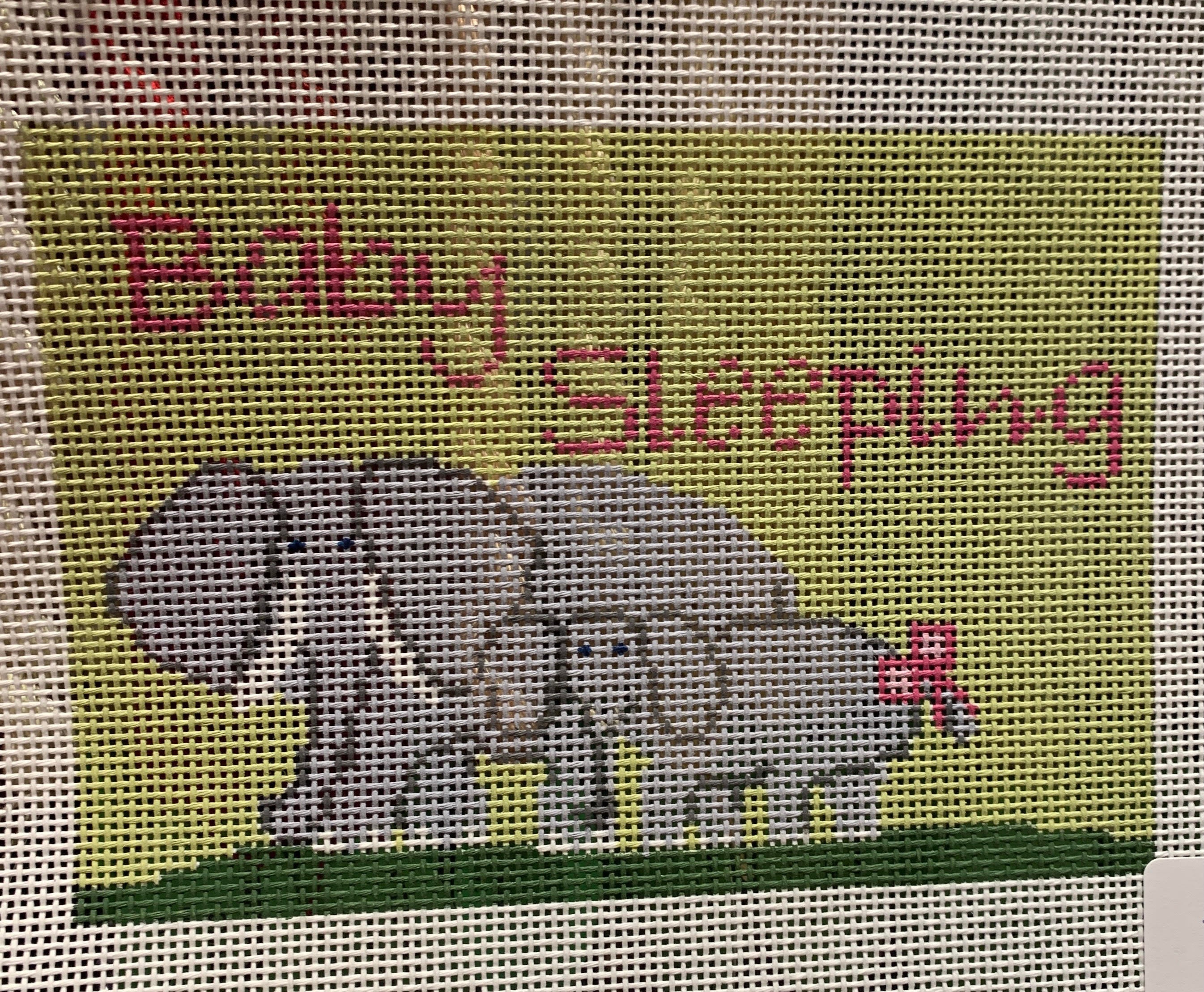 J Child Baby Sleeping with Elephants