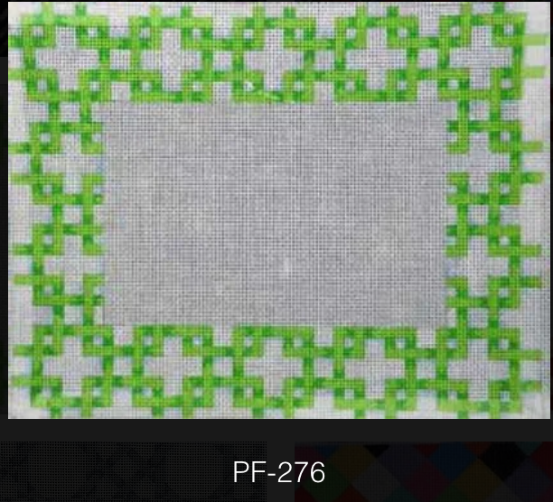Associated Talents PF-276 Green/White Lattice Frame