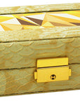 Lee BAG38Y Rectangular Jewelry Case Yellow