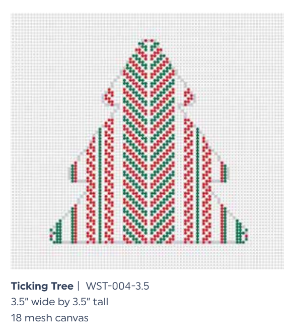 Wipstitch WST-004-3.5 Ticking Tree