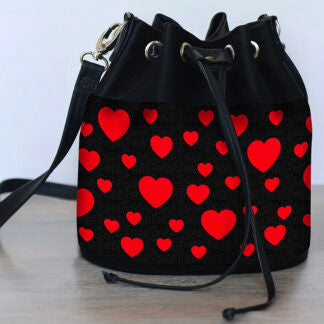 Bucket Bag - Queen of Hearts