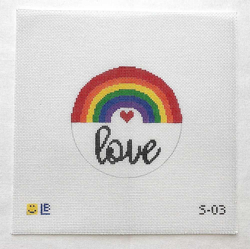 Lauren Bloch S-03 Rainbow Love 4&quot; Round