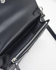 Planet Earth Black Leather Purse